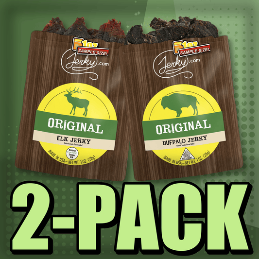 Original Elk & Original Buffalo 2-Pack by Jerky.com