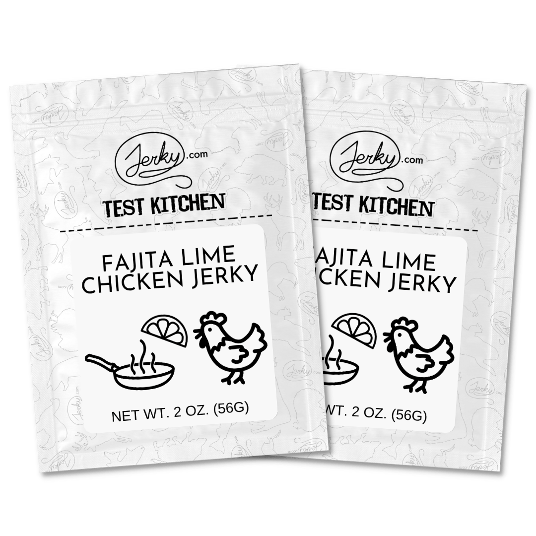 Test Kitchen - Fajita Lime Chicken Jerky 2-Pack by Jerky.com