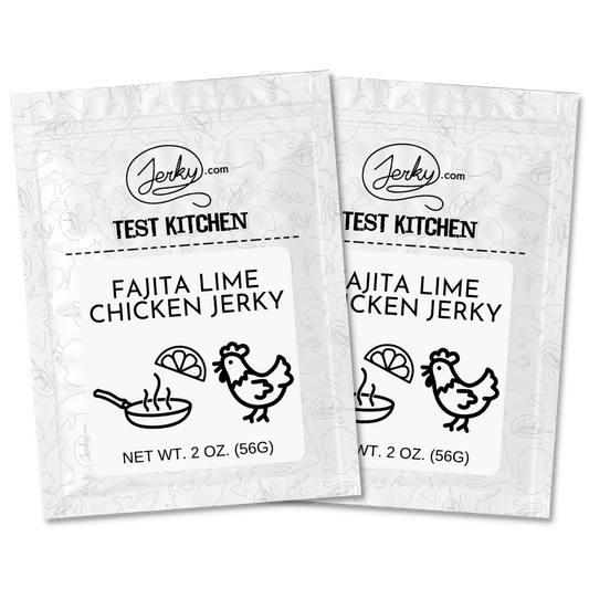 Test Kitchen - Fajita Lime Chicken Jerky 2-Pack by Jerky.com