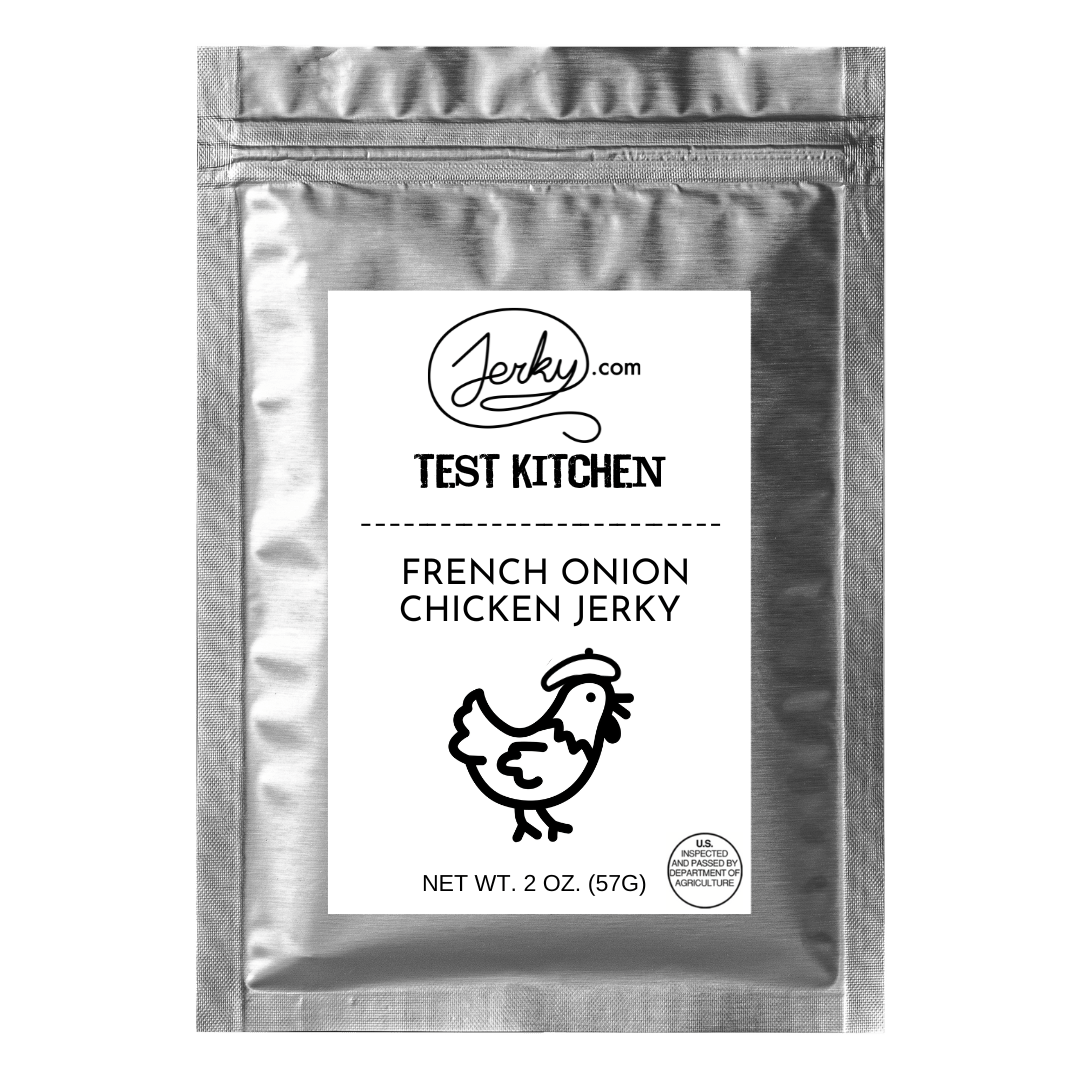 Test Kitchen - French Onion Chicken Jerky by Jerky.com
