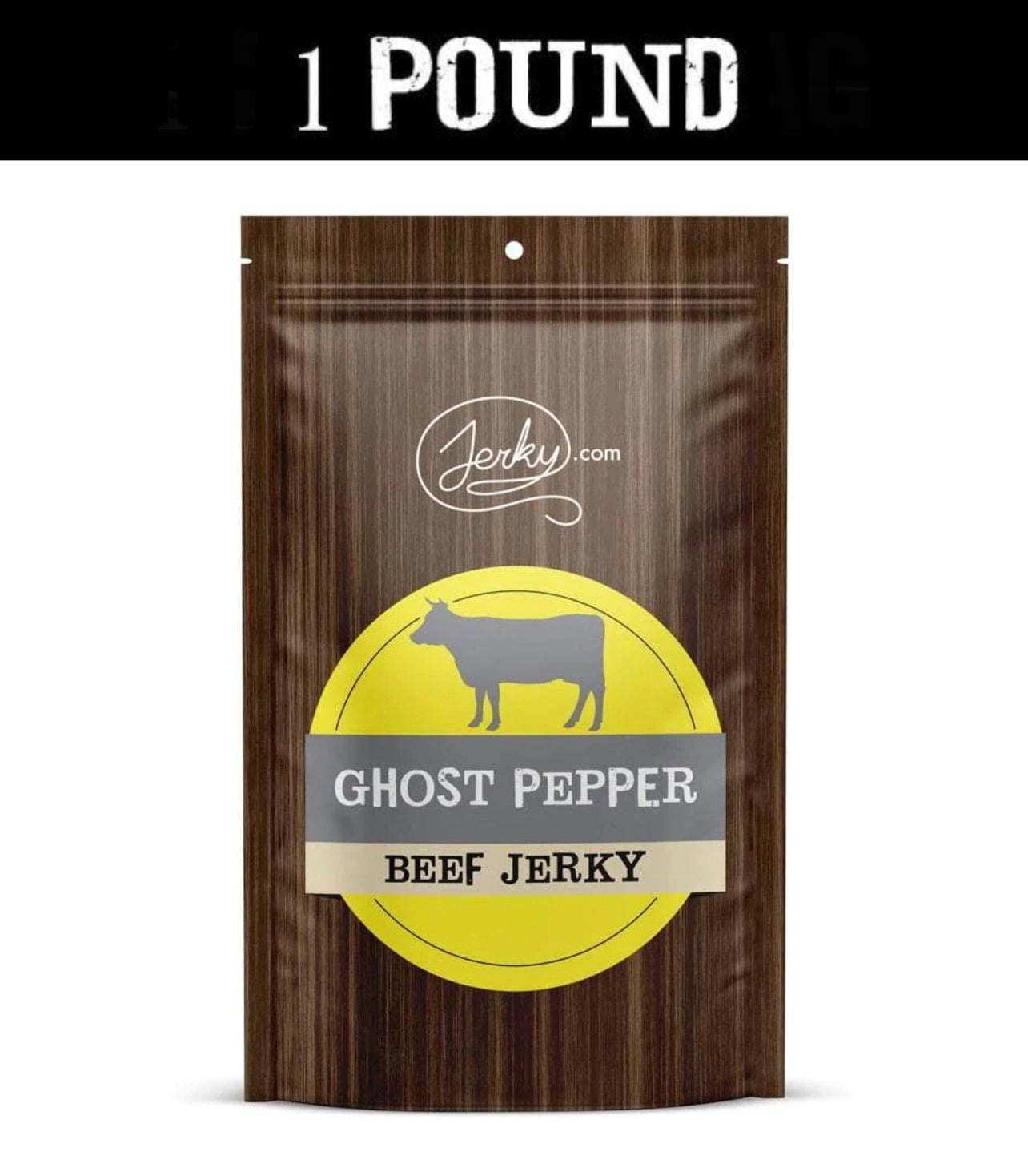 All-Natural Beef Jerky - Ghost Pepper - 1 Pound by Jerky.com