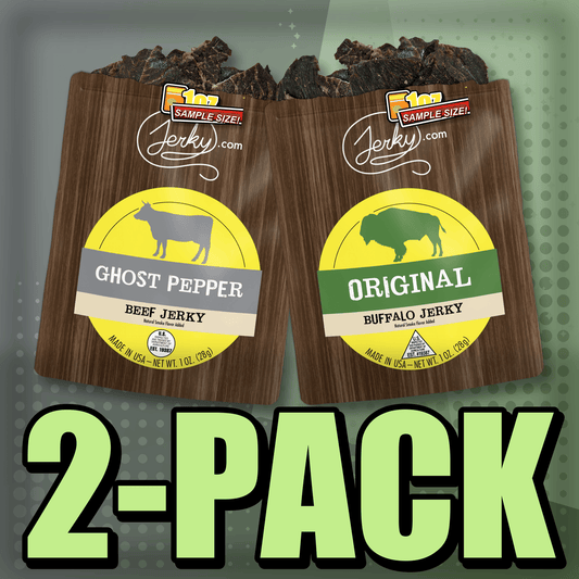 Ghost Pepper & Original Buffalo 2-Pack by Jerky.com