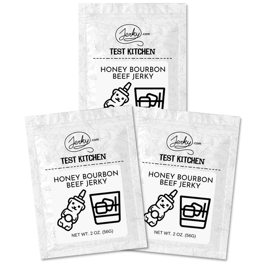 Honey Bourbon Beef Jerky 3-Pack by Jerky.com