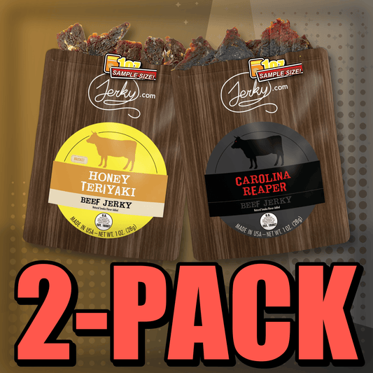 Honey Teriyaki & Carolina Reaper 2-Pack by Jerky.com