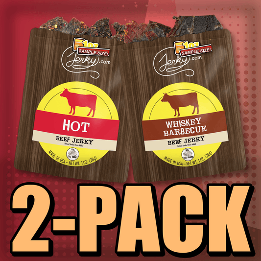 Hot & Whiskey BBQ 2-Pack by Jerky.com