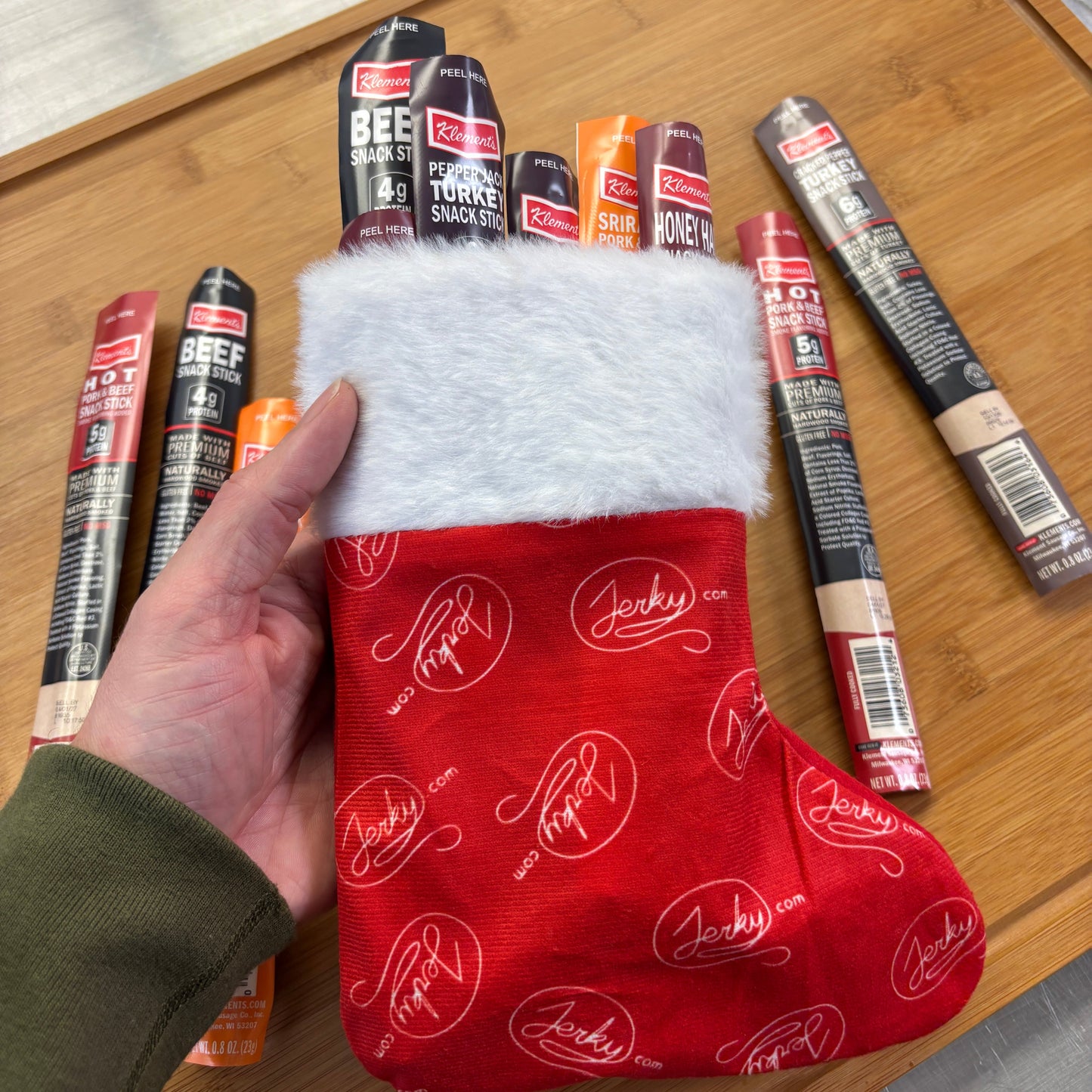 12 pc. Snack Stick Gift Stocking by Jerky.com
