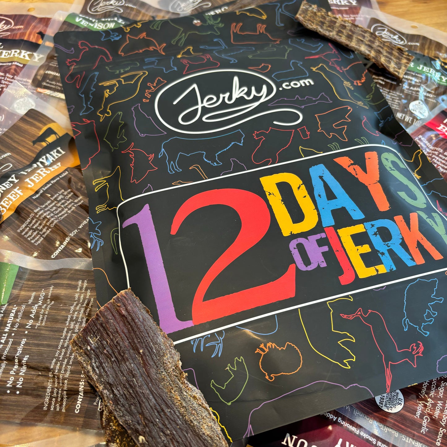 The 12 Days of Jerky Gift Package by Jerky.com