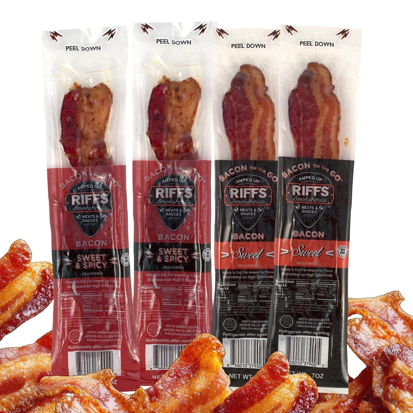 4 pc. Bacon Snack Pack by Jerky.com