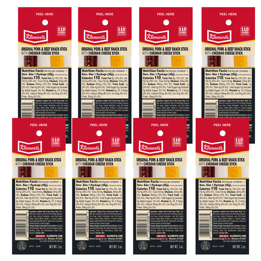 8 pc. Meat & Cheese Twin Packs by Jerky.com