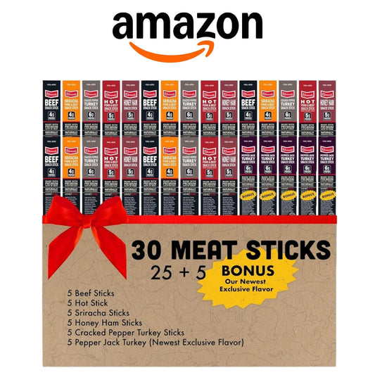 Meat Stick Variety Packs - 30 Pack (Buy with Prime) by Jerky.com