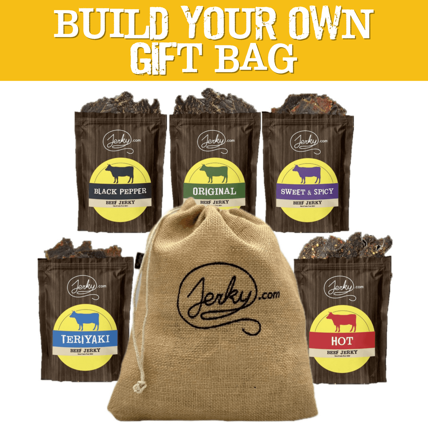 Build Your Own Jerky Gift Bag by Jerky.com