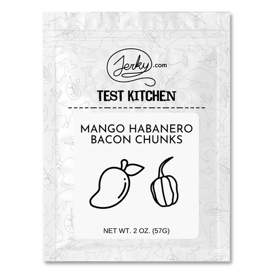 Test Kitchen - Mango Habanero Bacon Chunks by Jerky.com