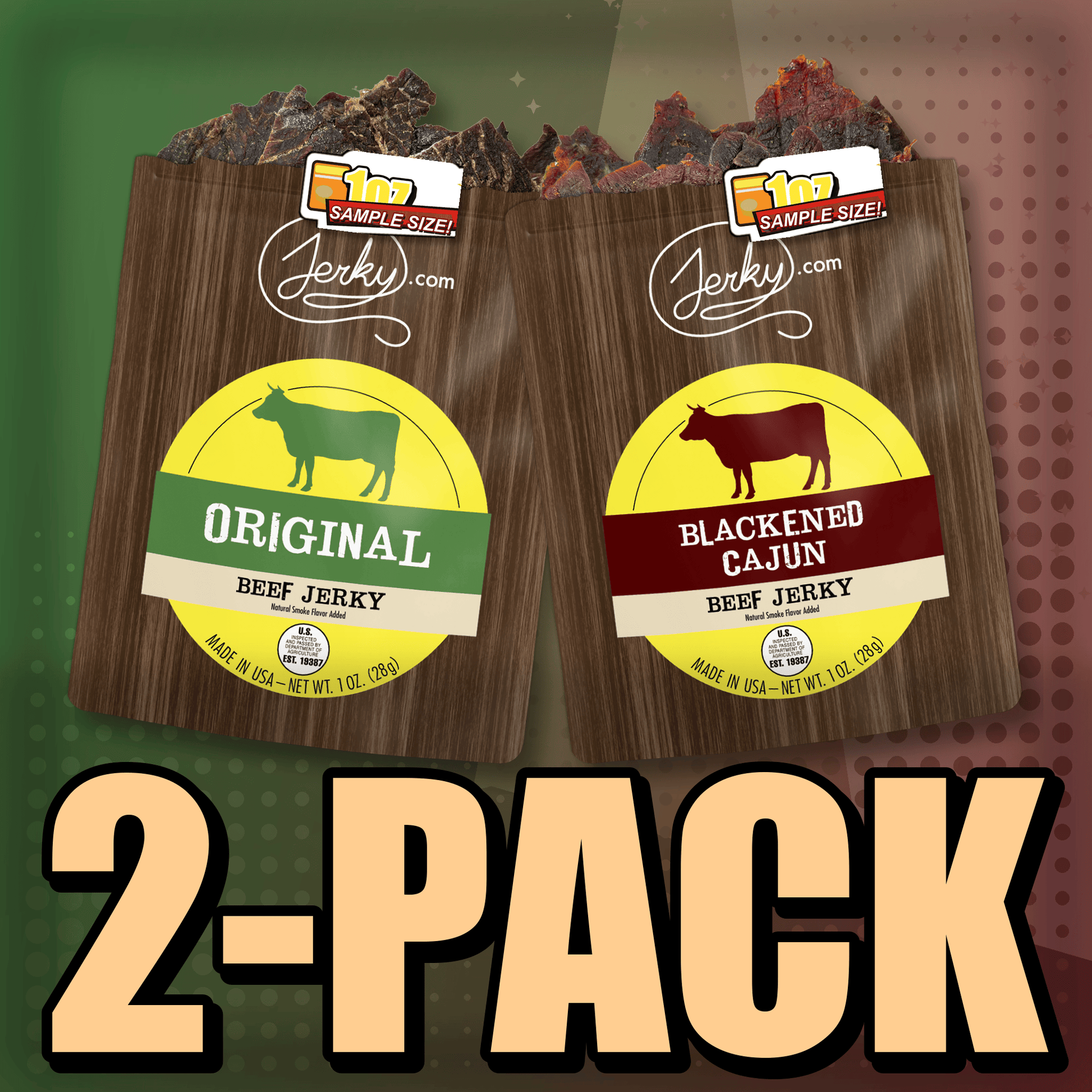 Original & Blackened Cajun 2-Pack by Jerky.com