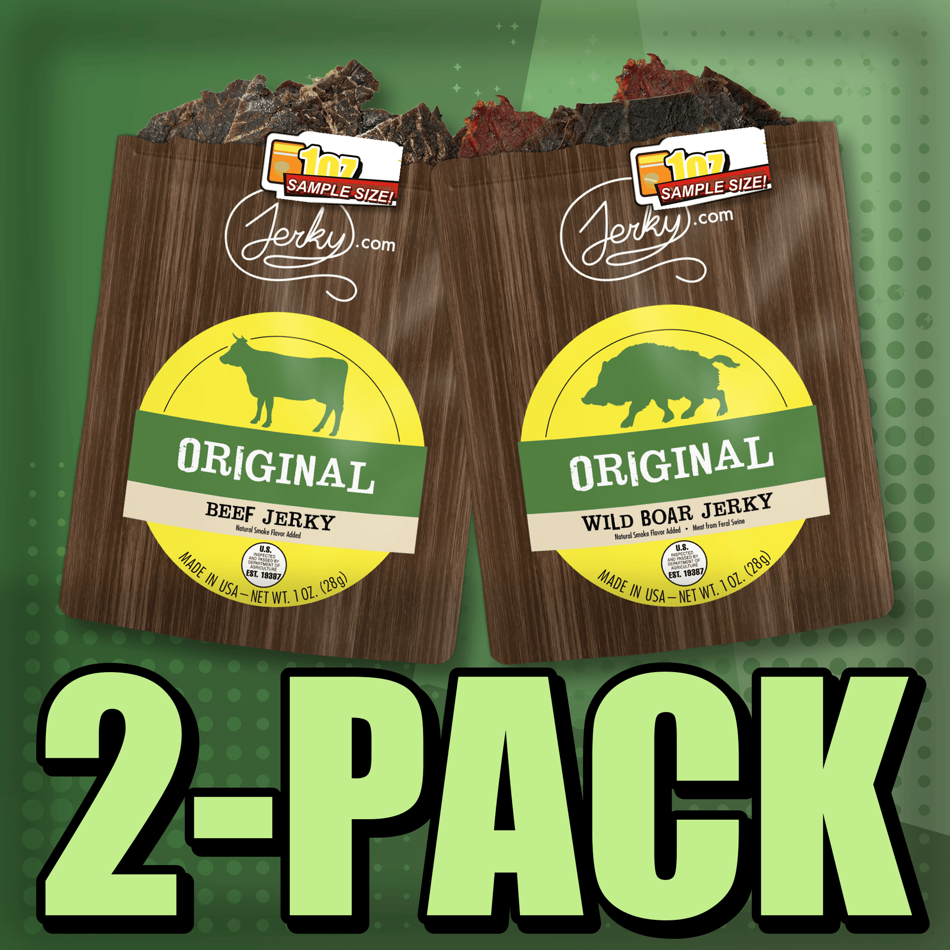 Original & Boar 2-Pack by Jerky.com