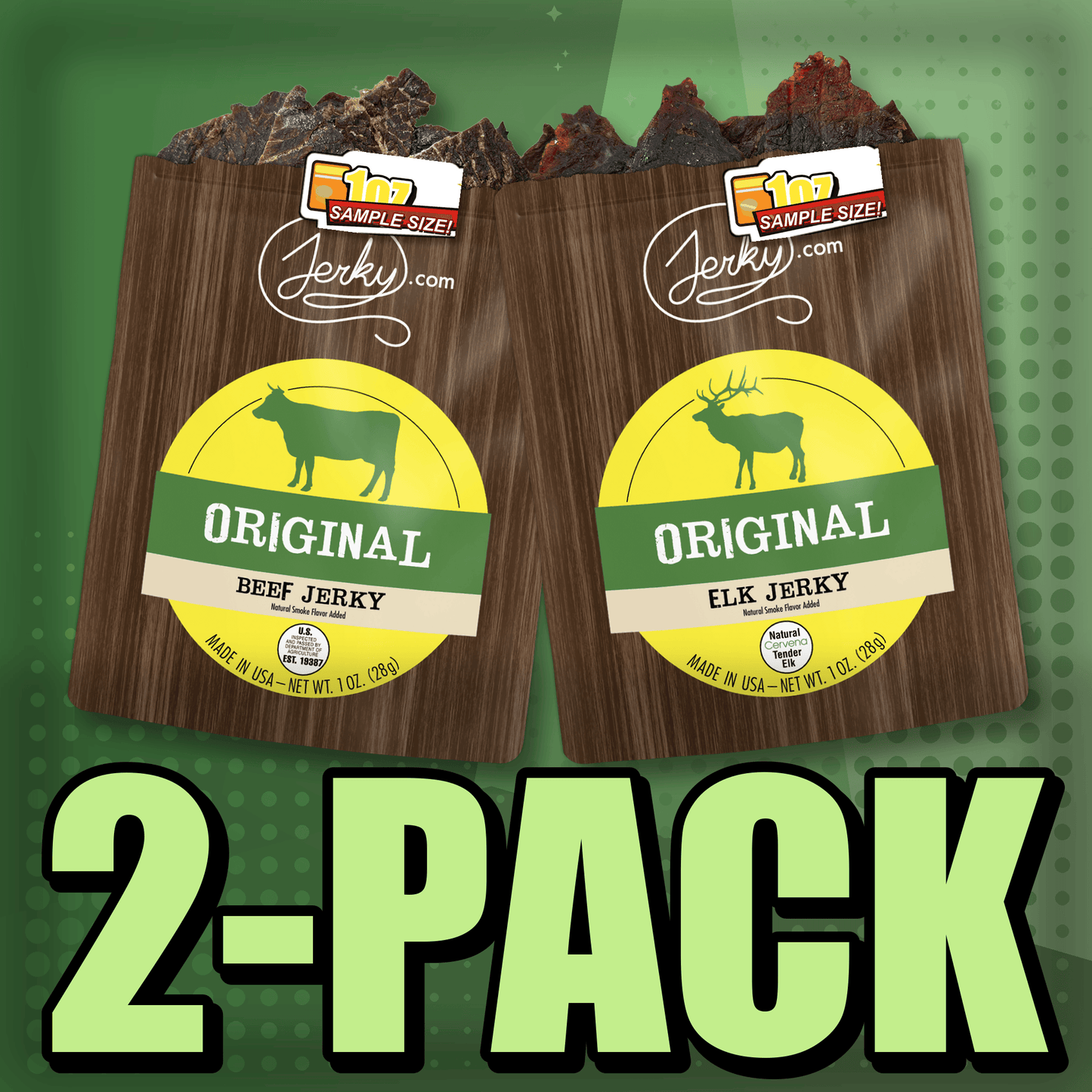 Original & Elk 2-Pack by Jerky.com