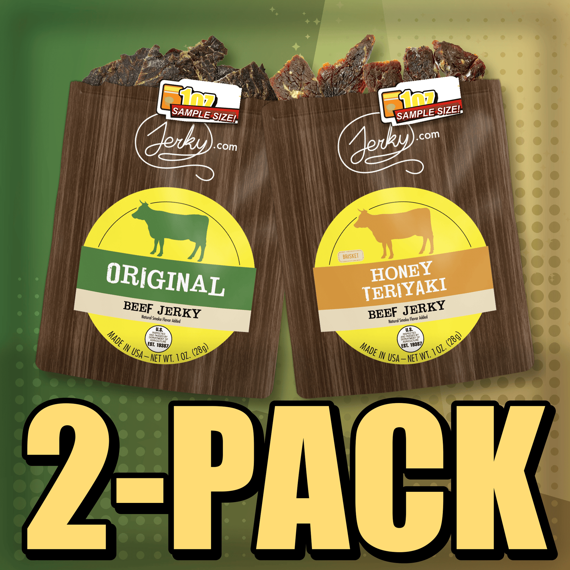 Original & Honey Teriyaki 2-Pack by Jerky.com