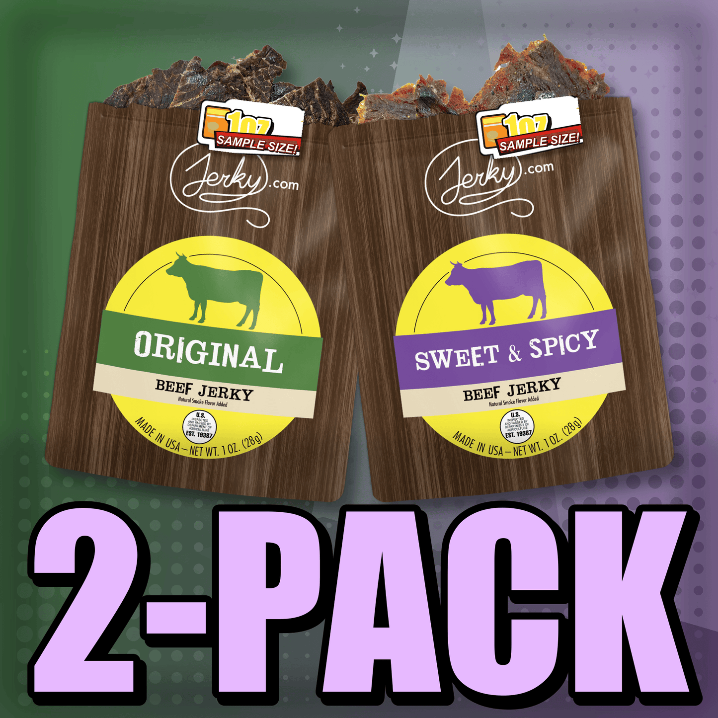 Original & Sweet & Spicy 2-Pack by Jerky.com