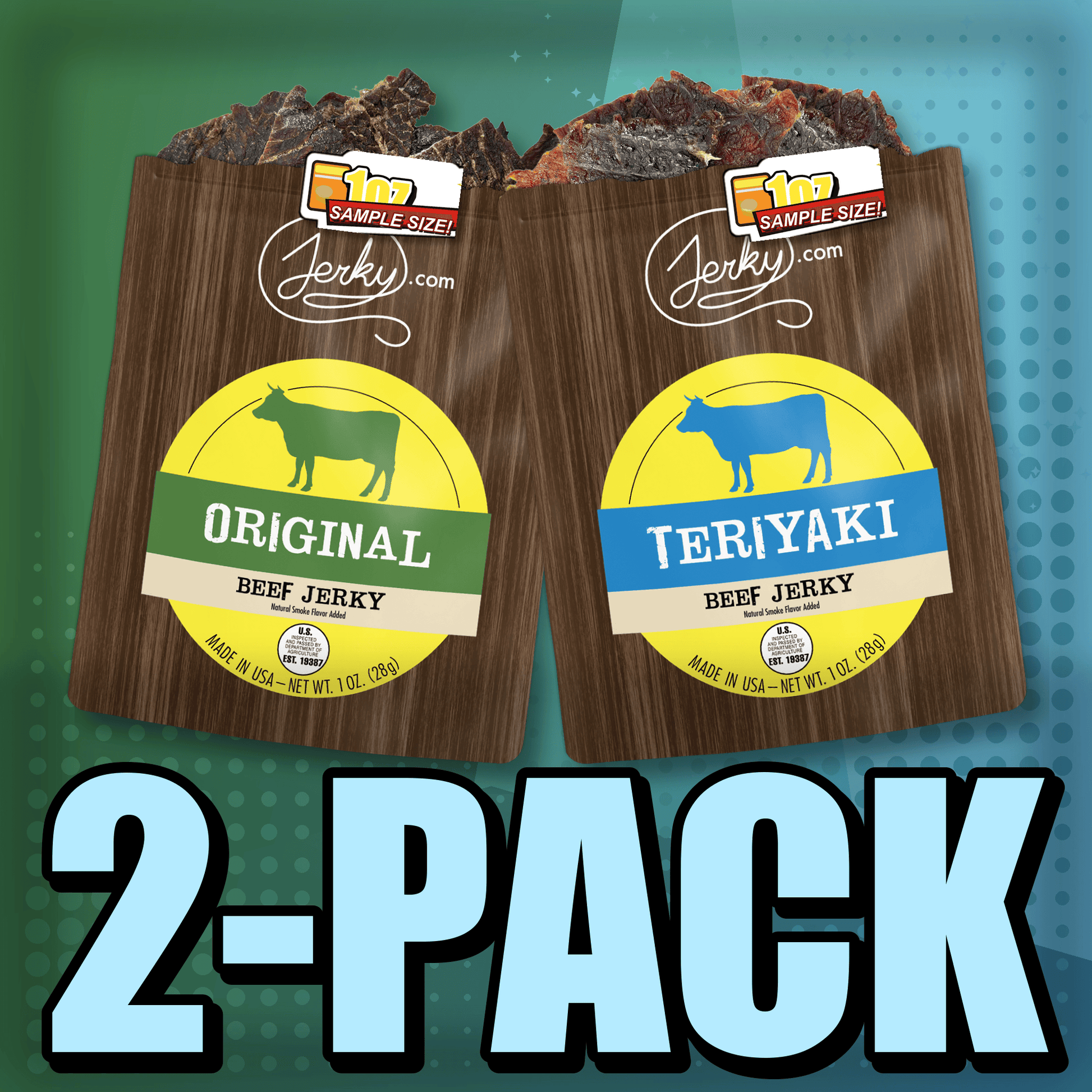 Original & Teriyaki 2-Pack by Jerky.com