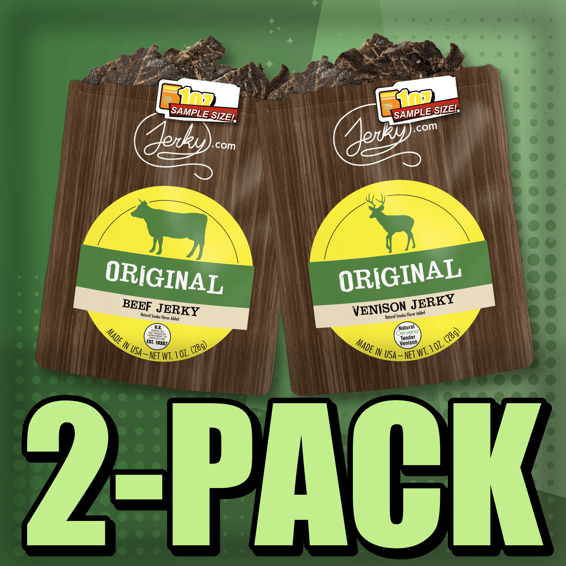 Original & Venison 2-Pack by Jerky.com