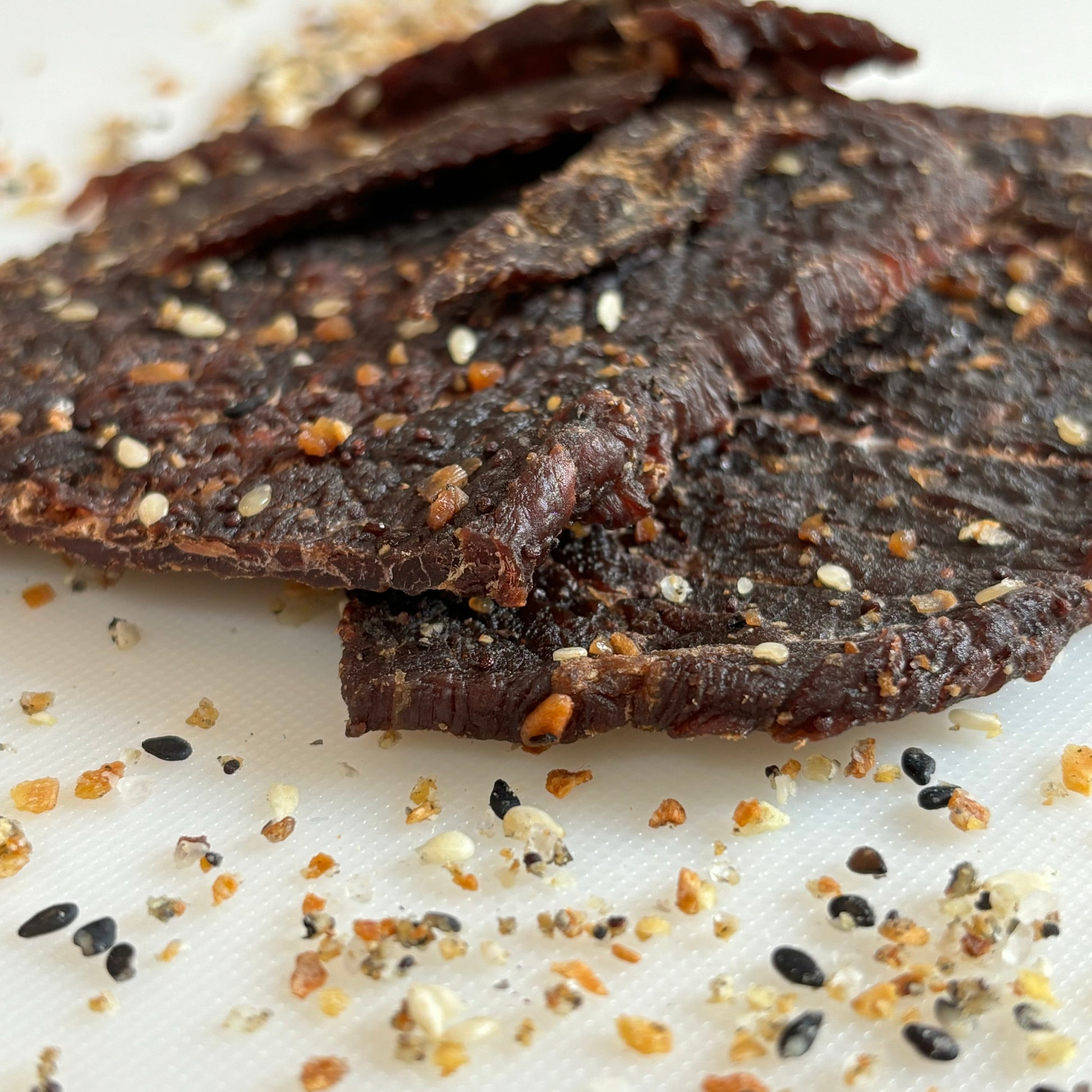 Everything Bagel Beef Jerky - Limited Edition Test Kitchen Jerky - 3 Pack by Jerky.com