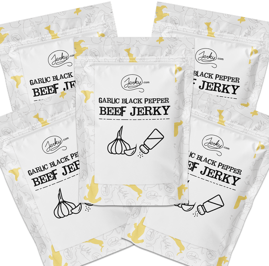 Test Kitchen - Garlic Black Pepper Beef Jerky 5-Pack by Jerky.com