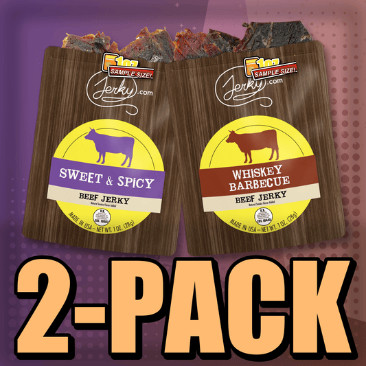 Sweet & Spicy & Whiskey BBQ 2-Pack by Jerky.com