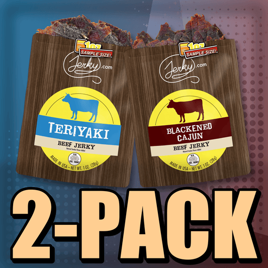 Teriyaki & Blackened Cajun 2-Pack by Jerky.com