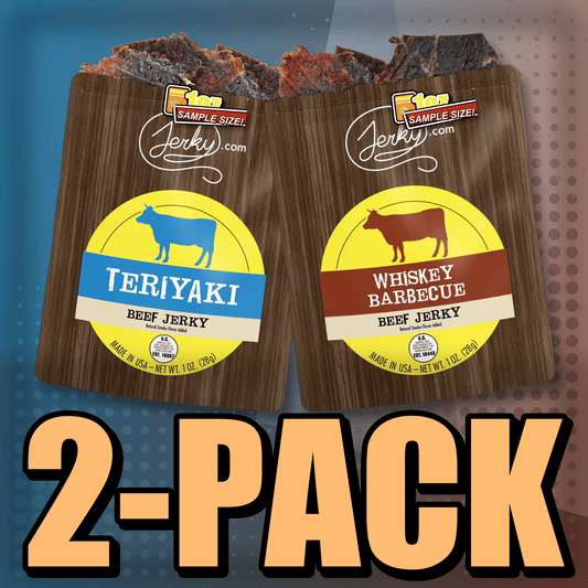 Teriyaki & Whiskey BBQ 2-Pack by Jerky.com