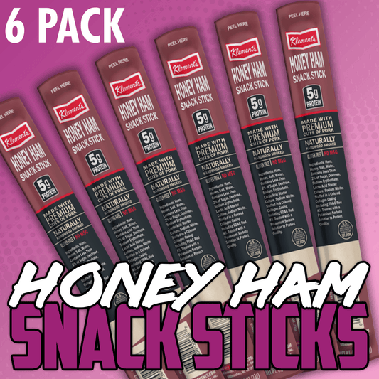 6 Pack of Honey Ham Snack Sticks - TikTok by Jerky.com