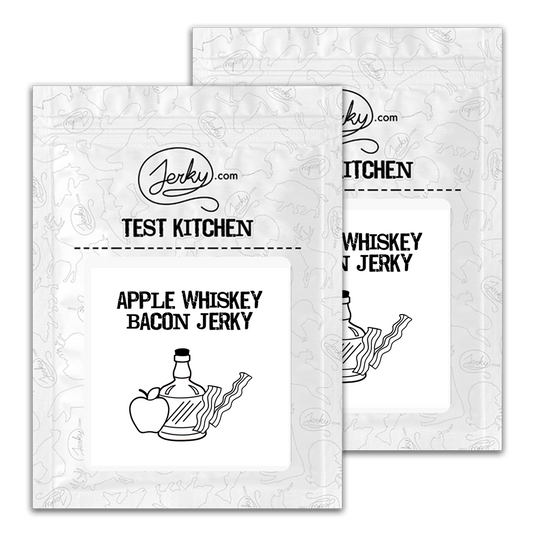 Test Kitchen Batch #49 - Apple Whiskey Bacon Jerky 2-Pack by Jerky.com