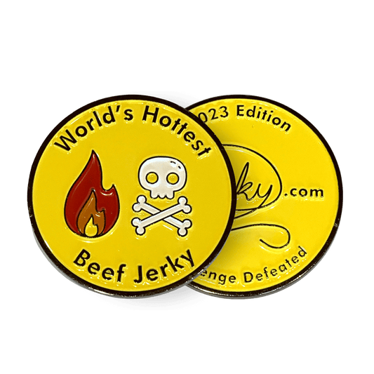 World's Hottest Jerky Challenge Defeated Coin by Jerky.com