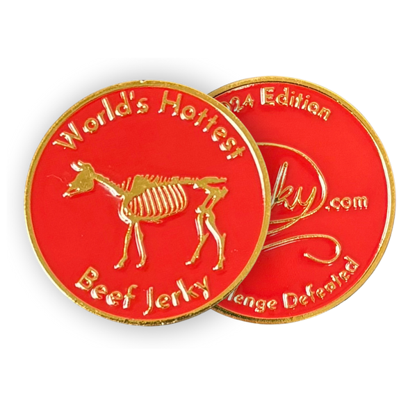 World's Hottest Jerky Challenge Defeated Coin – Jerky.com