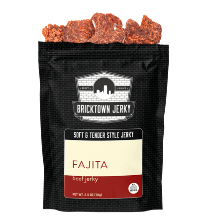 Soft and Tender Style Beef Jerky - Fajita by Bricktown Jerky