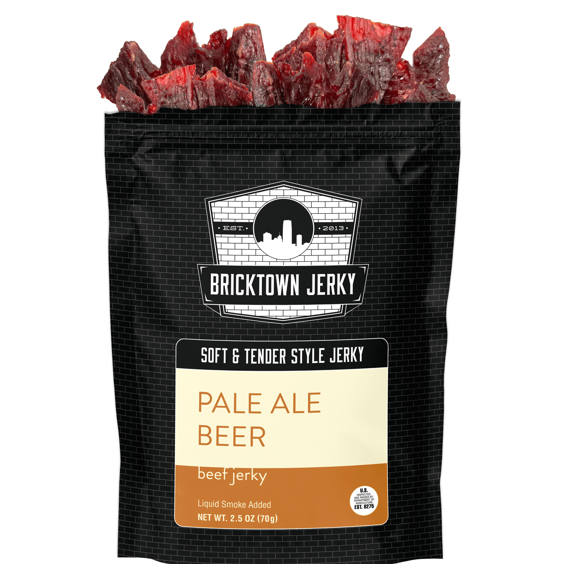 Soft and Tender Style Beef Jerky - Pale Ale Beer by Bricktown Jerky