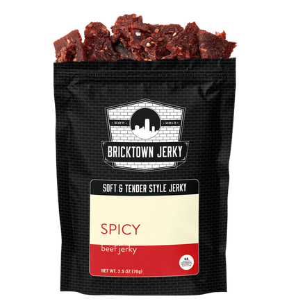 Soft and Tender Style Beef Jerky - Spicy by Bricktown Jerky
