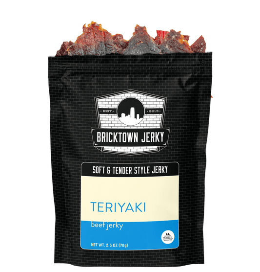 Soft and Tender Style Beef Jerky - Teriyaki by Bricktown Jerky