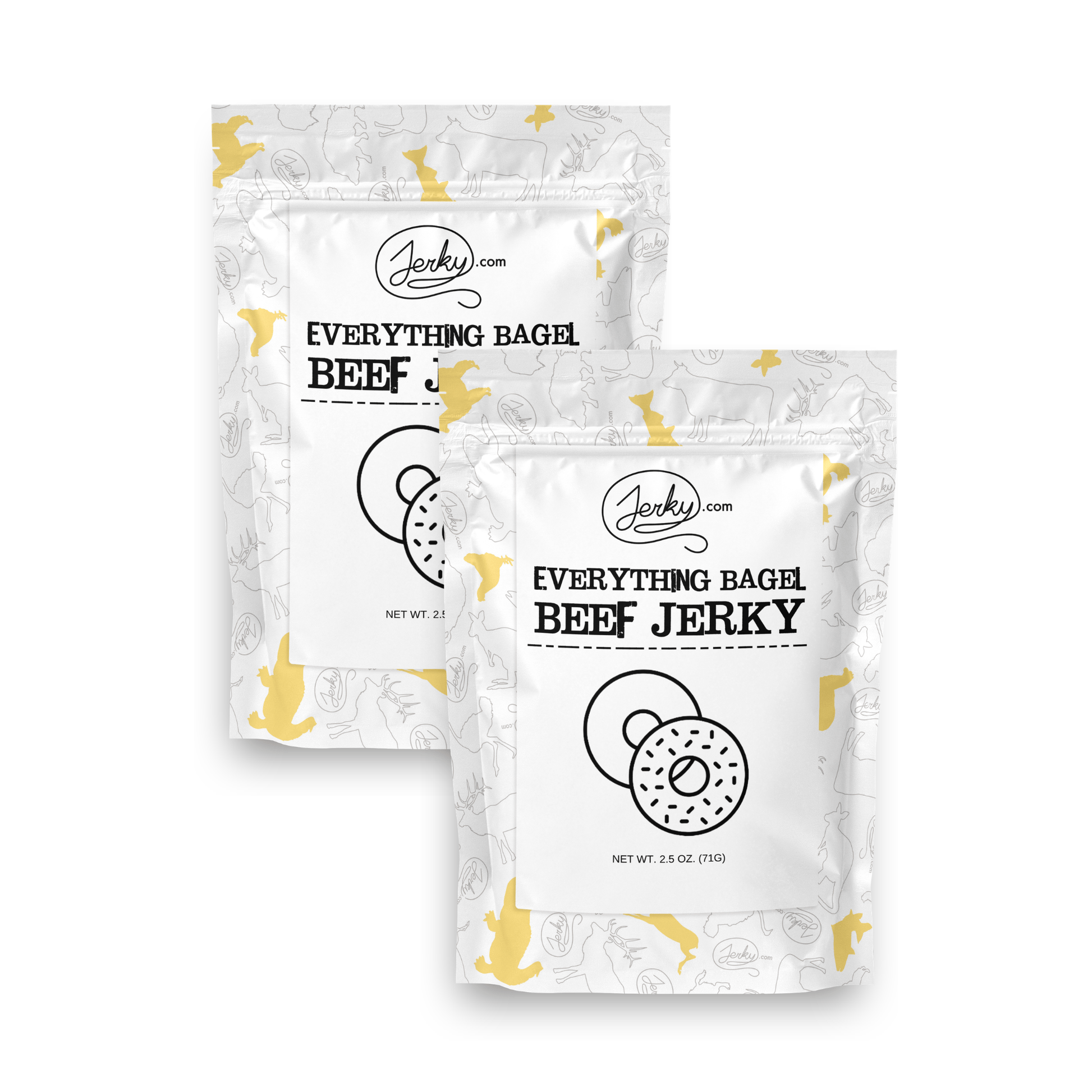 Everything Bagel Beef Jerky - Limited Edition Test Kitchen Jerky - 2 Pack by Jerky.com