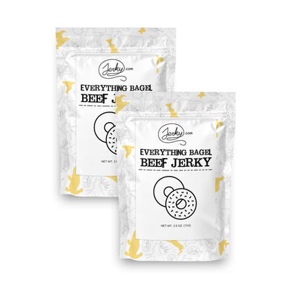 Everything Bagel Beef Jerky - Limited Edition Test Kitchen Jerky - 2 Pack by Jerky.com