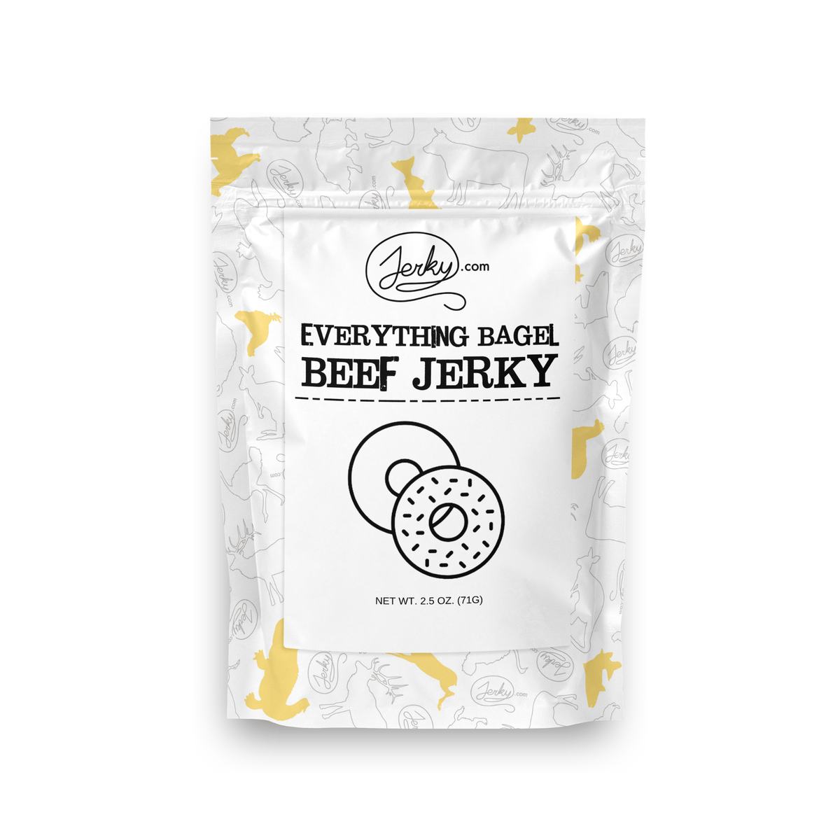 Everything Bagel Beef Jerky - Limited Edition Test Kitchen Jerky - 2.5 oz. by Jerky.com