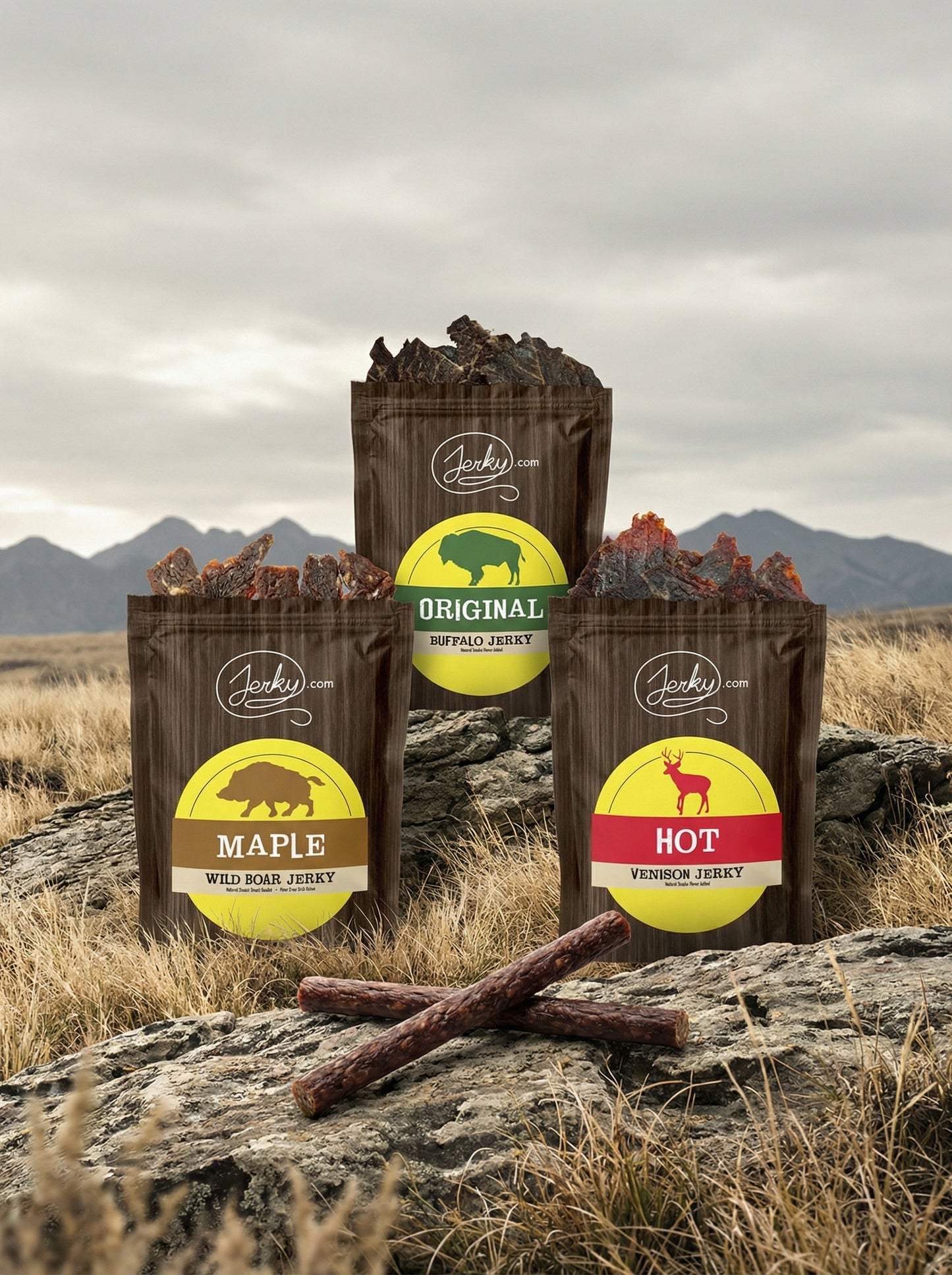 Buffalo, Boar and Venison Exotic Bundle by Jerky.com