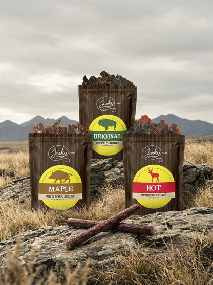 Buffalo, Boar and Venison Exotic Bundle by Jerky.com