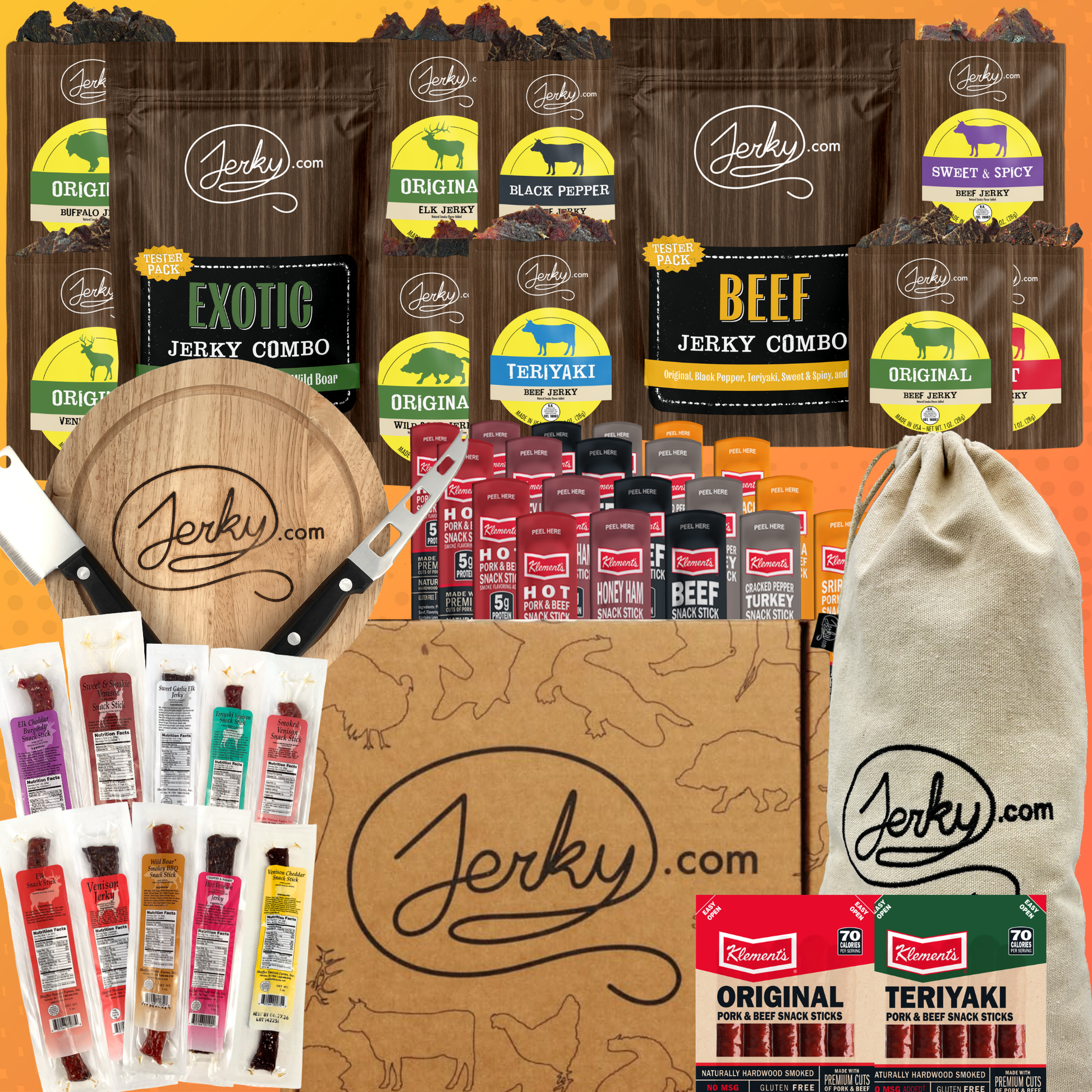 54 pc. Ultimate Jerky Gift Set by Jerky.com