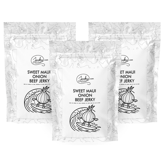 Test Kitchen Batch #54 - Sweet Maui Onion Beef Jerky 3-Pack by Jerky.com