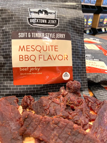 Soft and Tender Style Beef Jerky - Mesquite BBQ by Bricktown Jerky