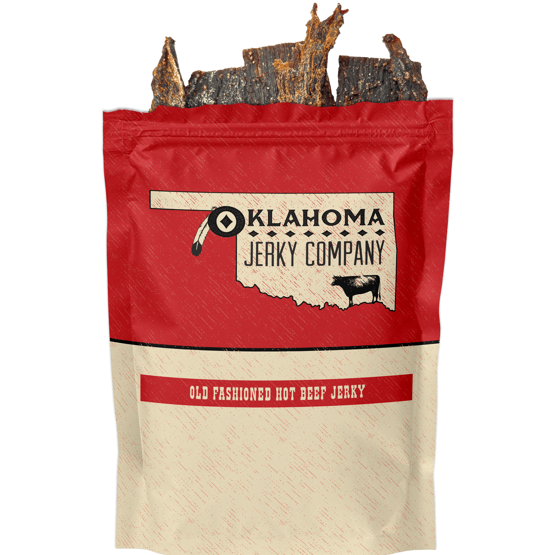 Old Fashioned Style Beef Jerky - Hot by Oklahoma Jerky Company