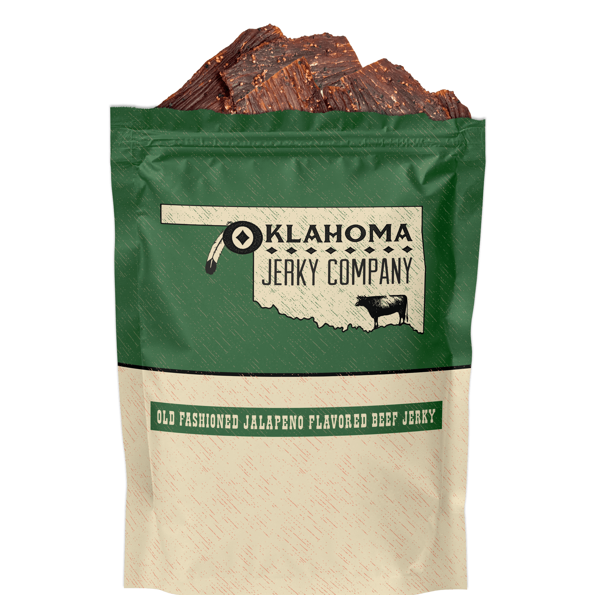 Old Fashioned Style Beef Jerky - Jalapeno by Oklahoma Jerky Company