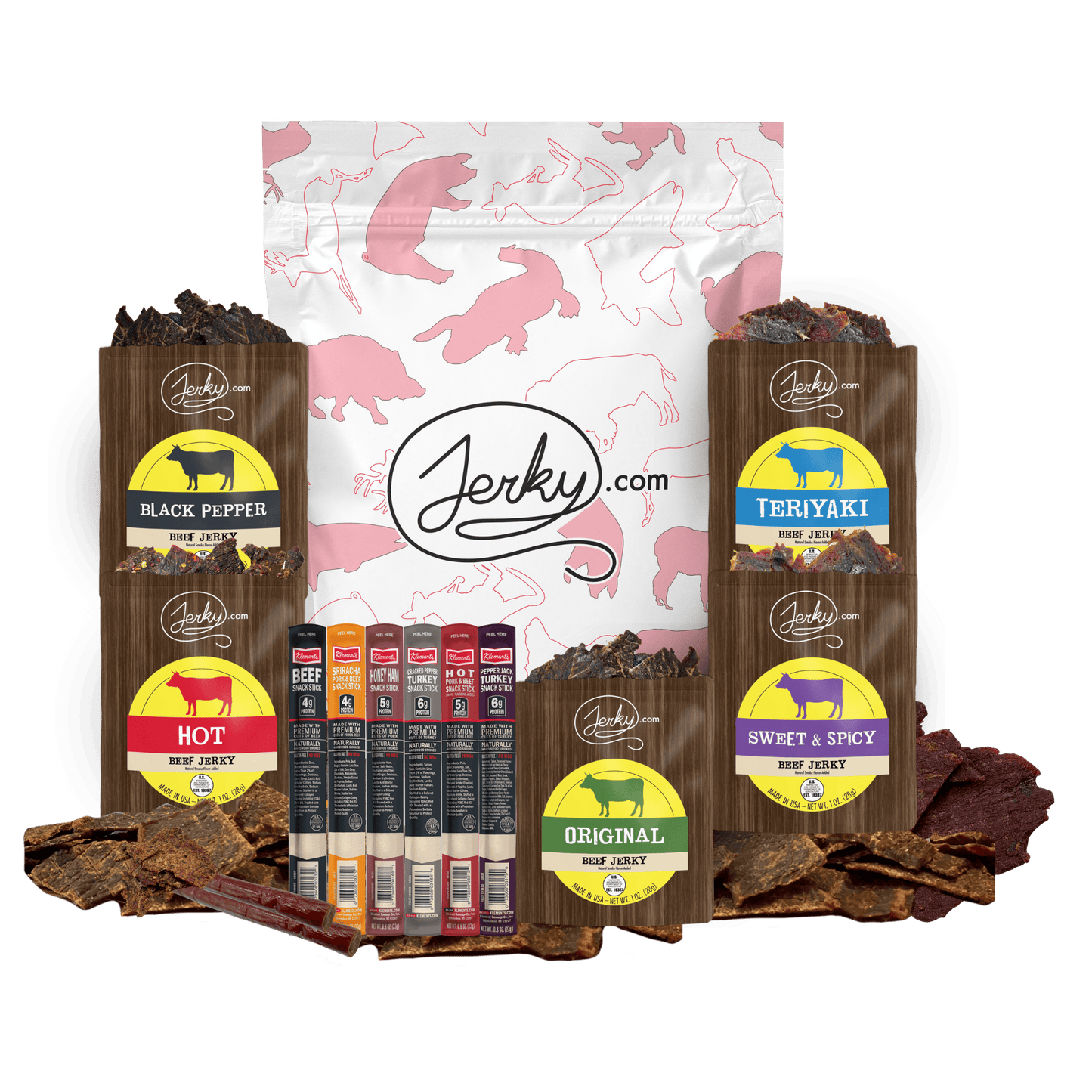 11pc Valentine's Day Jerky Snack Combo by Jerky.com