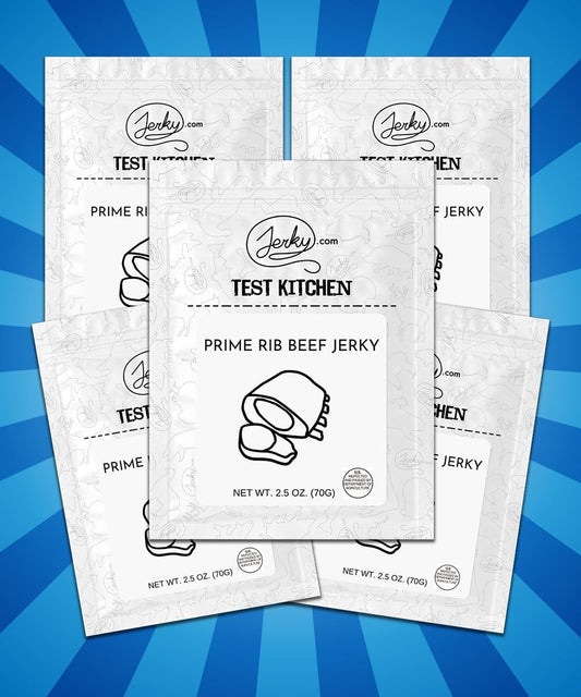 Test Kitchen - Prime Rib Beef Jerky 5-Pack by Jerky.com