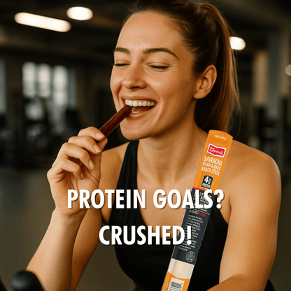 6 pc Jerky Sampler Packs & Meat Stick Bundle - High Protein, Healthy, Low Fat Dried Snack Sticks - Original Jerky, Black Pepper Jerky, Assorted Beef Sticks - 5.2 total oz. by Jerky.com