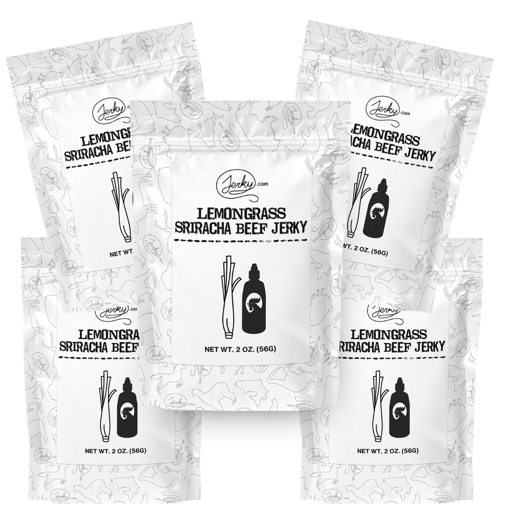 Test Kitchen Batch #52 - Lemongrass Sriracha Beef Jerky 5-Pack by Jerky.com
